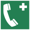 Sicherheitszeichen ISO 7010 E004: Notruftelefon