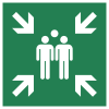 Sicherheitszeichen ISO 7010 E007: Sammelstelle