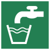 Sicherheitszeichen ISO 7010 E015: Trinkwasser