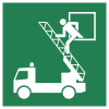 Sicherheitszeichen ISO 7010 E017: Rettungsausstieg