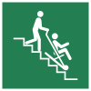 Sicherheitszeichen ISO 7010 E060: Rettungsstuhl