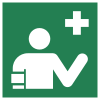 Sicherheitszeichen ISO 7010 E064: Ersthelfer