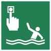 Sicherheitszeichen ISO 7010 E069: Person-über- Bord-Melder