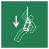 Sicherheitszeichen ISO 7010 E073: Notfall- Klettergeschirr