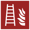 Sicherheitszeichen ISO 7010 F003: Feuerleiter