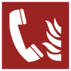 Sicherheitszeichen ISO 7010 F006: Brandmeldetelefon