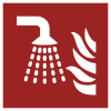 Sicherheitszeichen ISO 7010 F011: Wassernebelrohr