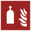 Sicherheitszeichen ISO 7010 F014: Auslösestation für Raumschutz