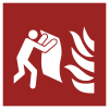 Sicherheitszeichen ISO 7010 F016: Löschdecke