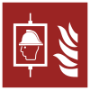 Sicherheitszeichen ISO 7010 F017: Feuerwehraufzug