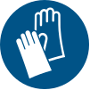 Sicherheitszeichen ISO 7010 M009: Handschutz benutzen