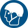 Sicherheitszeichen ISO 7010 M066: Sporthelm benutzen