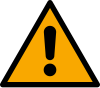 Sicherheitszeichen ISO 7010 W001: Allgemeines Warnzeichen