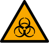 Sicherheitszeichen ISO 7010 W009: Warnung vor Biogefährdung