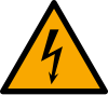 Sicherheitszeichen ISO 7010 W012: Warnung vor elektrischer Spannung