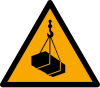 Sicherheitszeichen ISO 7010 W015: Warnung vor schwebender Last