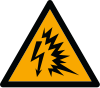 Sicherheitszeichen ISO 7010 W042: Warnung vor Lichtbogen
